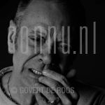 04-06-2004 Rob de Nijs at studio in Amsterdam on behalf of Schreeuwen project.

[keywords]Black and White Image, Headshot[/keywords]